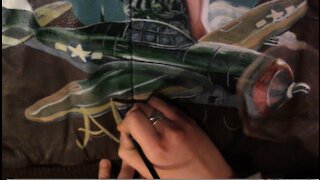 Painting a WWII Style Bomber Jacket: Sunday, Monday, or Always