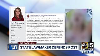 State Rep. Townsend calls out 'topless woman' from Phoenix women's march