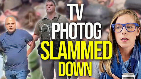TV photog slammed, detained during protest || TITTLE TATTLE