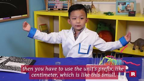 Anson Wong, boy genius, explains the metric system | Anson's Answers