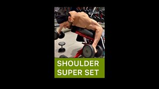 SHOULDER SUPER SET | Shoulder Workout #shorts