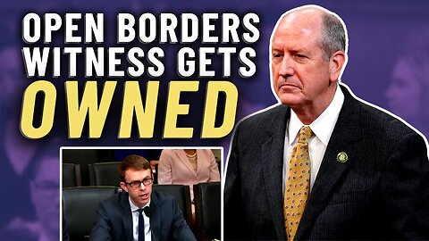 "Behold your handiwork!" Rep. Dan Bishop EXCORIATES open borders advocate to his face