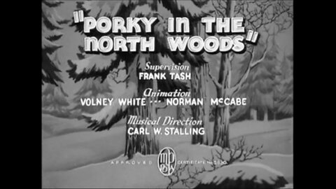 1936, 12-19, Looney Tunes, Porky in the north woods