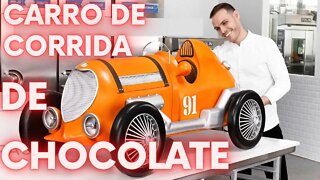 CARRO DE CORRIDA DE CHOCOLATE