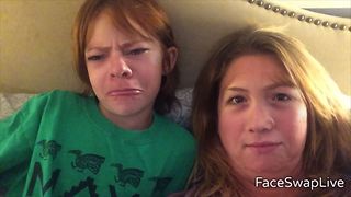 Mother Daughter Hilarious Face Swap