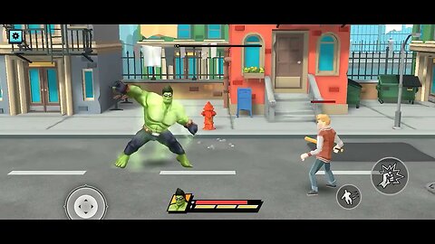Hulk and spiderman fights