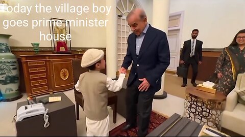 Village boy invited in prime minister house😍