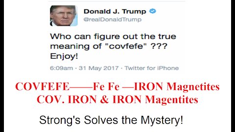 COVFEFE—Fe Fe—IRON Magnetites - COV. IRON & IRON Magentites