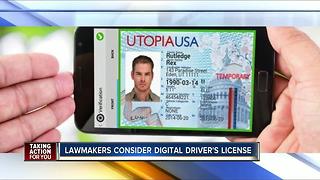 Lawmakers consider digital driver's license