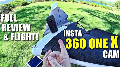 INSTA 360 ONE X Camera Review & Drone Flight Test - Parrot Disco 4G LTE Mod 🔥🚀