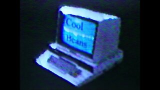 cool beans computer - clean - VHS EFFECT Royalty Free Stock Footage - VidTii FSF