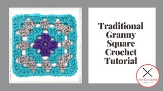 Motif of the Month Jan. 2013: Traditional Granny Square Workshop with Free Crochet Pattern