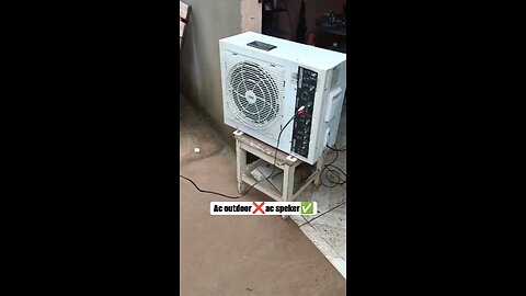AC Outdoor unit😂😂😂Home theater