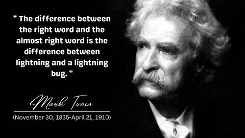 MARK TWAIN Quotes Life-Changing Quotes For Inspiration Part1
