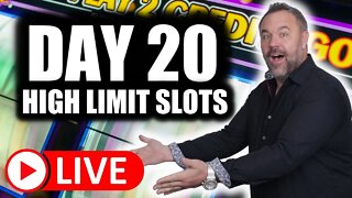 Day 20 - MASSIVE Hand Pay!!! 5 Figures! High Limit Slots!