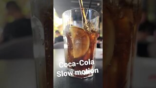Coca-Cola slow motion 🥤