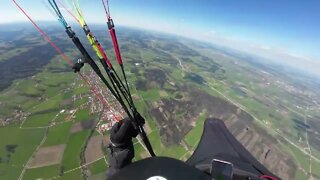 Gleitschirm Streckenflug am Sulzberg - einfach mal nach Hause fliegen-16