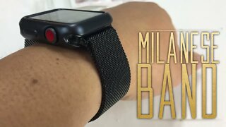 Black Milanese Watch Band for the Apple Watch by Unti Review