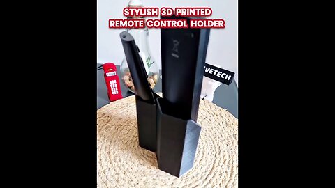 Stylish 3D Printed Remote Control Holder #shorts 3d #3dprinting #shortswithcamilla