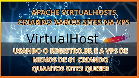 Criando quantos sites quiser na vps barata com virtualhosts do apache e registro.br DNS