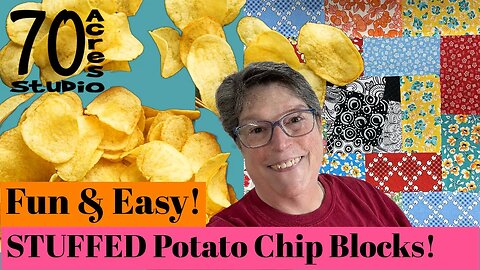 NEW Potato Chip Block Series! STUFFED Potato Chips! Wonky 9 Patch