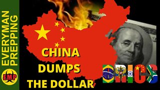 China is Selling their US Dollars - Destruction of US Bonds to Follow - BRICS