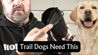 Trail Dogs Need This | Trail Mix & Water Carrier #pet #trail #hike