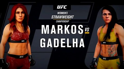 EA Sports UFC 3 Gameplay Claudia Gadelha vs Randa Markos