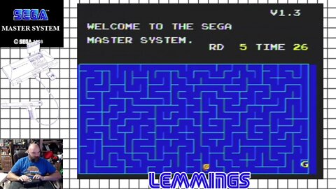 Snail Maze SMS with the sports Pad (Track Ball) Master System Sega