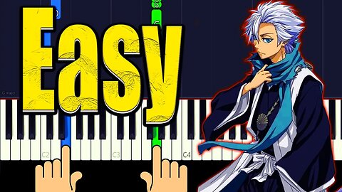 Bleach Opening 9 (Velonica) - Easy Piano Tutorial + Music Sheets