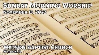 2022 11 13 Worship Service