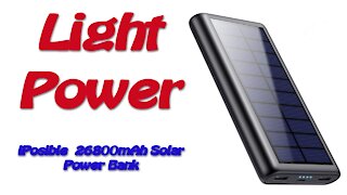 iPosible 26800mAh Solar Power Bank Review