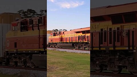 Florida East Coast Railway FEC-107 at Daytona Beach Golf Club Aug. 27 2023 #railfanrob #fec107