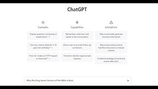 What Does AI (ChatGPT) Think About The KJV Bible? | Artificial Intelligence