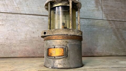 Secrets of the miner's lamp. Oil lamp restoration