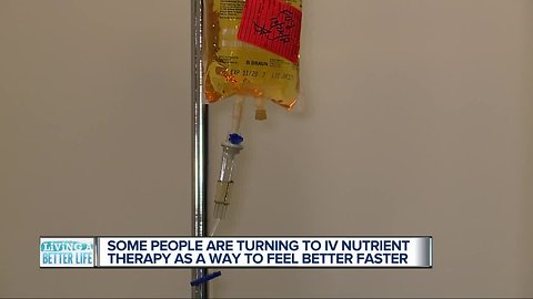 Some people are turning to IV Nutrient Therapy as a way to feel better faster