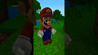 Super Mario no minecraft🤯🤯🤯😱 🍄 #viral #shorts #minecraft #supermario