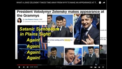 What a Joke! Zelensky Takes Time Away From WAR to Make an Appearance at the Grammys!