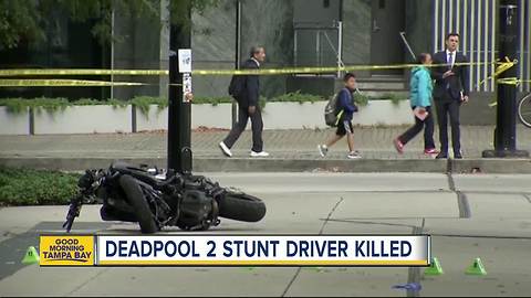 'Deadpool 2' stunt person dies after crashing through window on motorcycle while filming