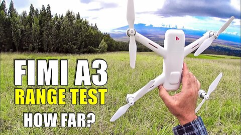 FIMI A3 Drone Range Test - How Far Will it Go? (All Stock)