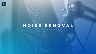 How to Remove Background Noise from Your Audio! Adobe Audition CC Tutorial! (2017)