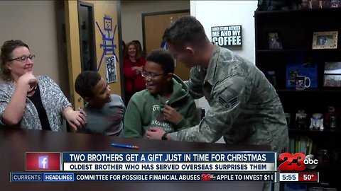 Military homecoming surprise