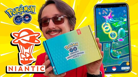 CAIXA SURPRESA DA NIANTIC INTERNACIONAL, O QUE TEM DENTRO?! Pokémon GO! Feat.@FrauLorelei