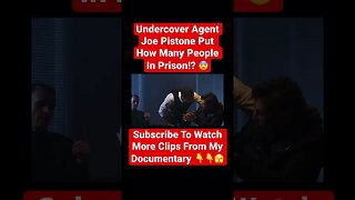 Undercover Agent Joe Pistone Put How Many People In Prison? 😨 #undercover #fbi #cop #police #mafia