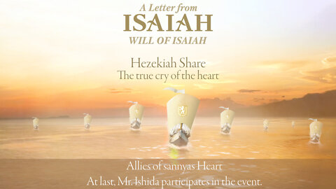 Hezekiah Share The true cry of the heart Allies of sannyas Heart