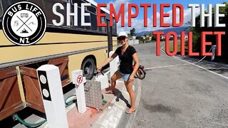She Emptied the Composting Toilet for the first time! | Bus Life NZ | Episode 84