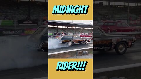 Midnight Rider - Dodge Wagon Burnout at Holley Moparty 2023 #shorts