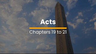 Acts 19, 20, & 21 - November 4 (Day 308)