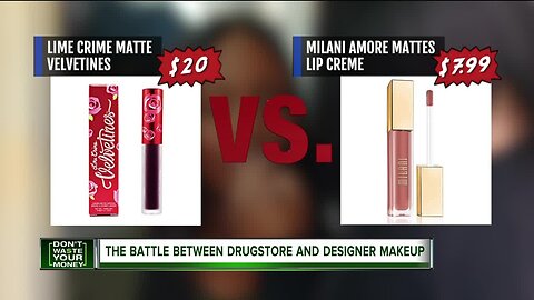 The battle between drugstore and designer makeup