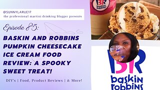 Episode 87: Baskin and Robbins Pumpkin Cheesecake Ice Cream Food Review: A Spooky Sweet Treat!